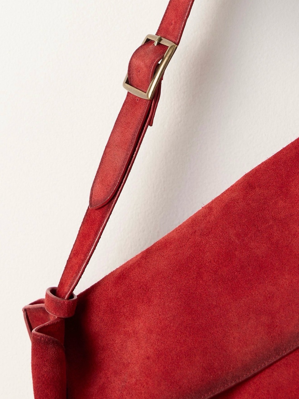 Free People Lotte Suede Messenger Bag, NWT - Picture 3 of 10